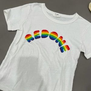 RE/DONE rainbow t-shirt